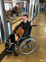 Новости от нашей сильной девочки!